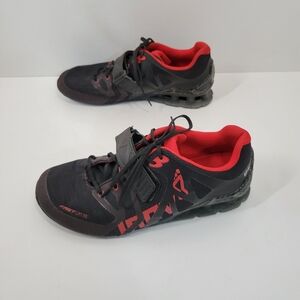 Inov-8 Powerlift 335 Black And Red Weightlifting Shoes Men Size 10.5 Women Sz 12
